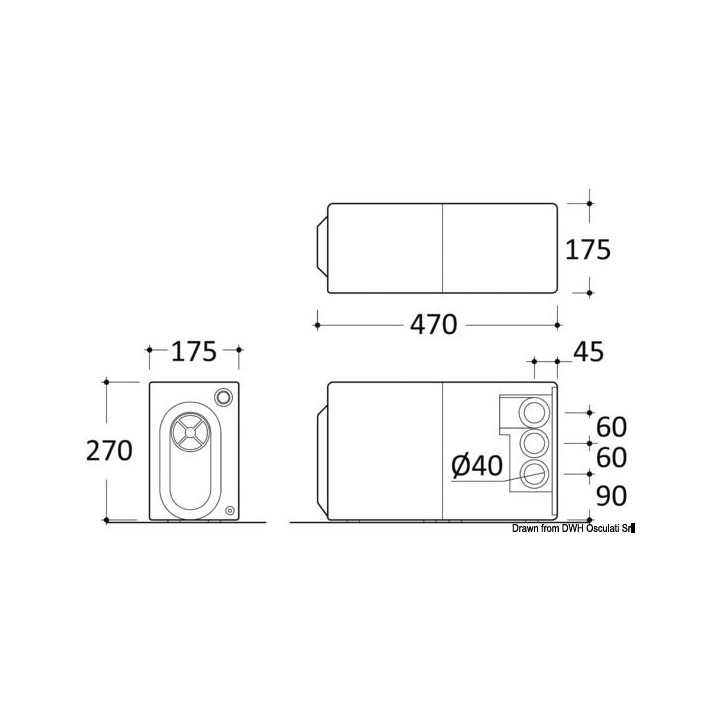 Système de déplacement eaux usées