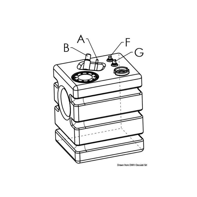 Réservoir carburant modulaire