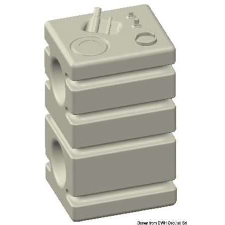 Réservoir carburant modulaire en polyéthylène réticulé