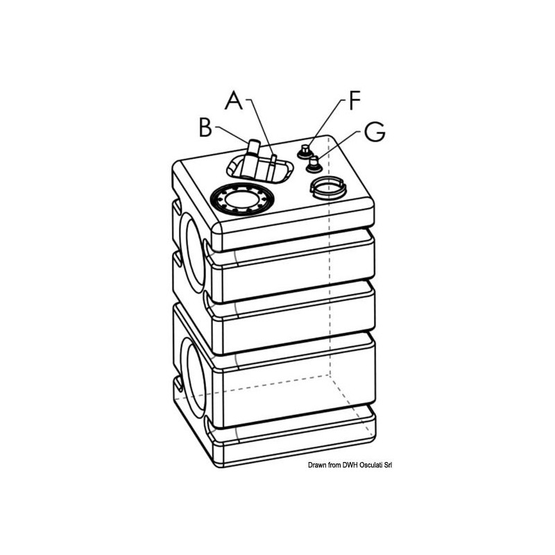 Réservoir carburant modulaire