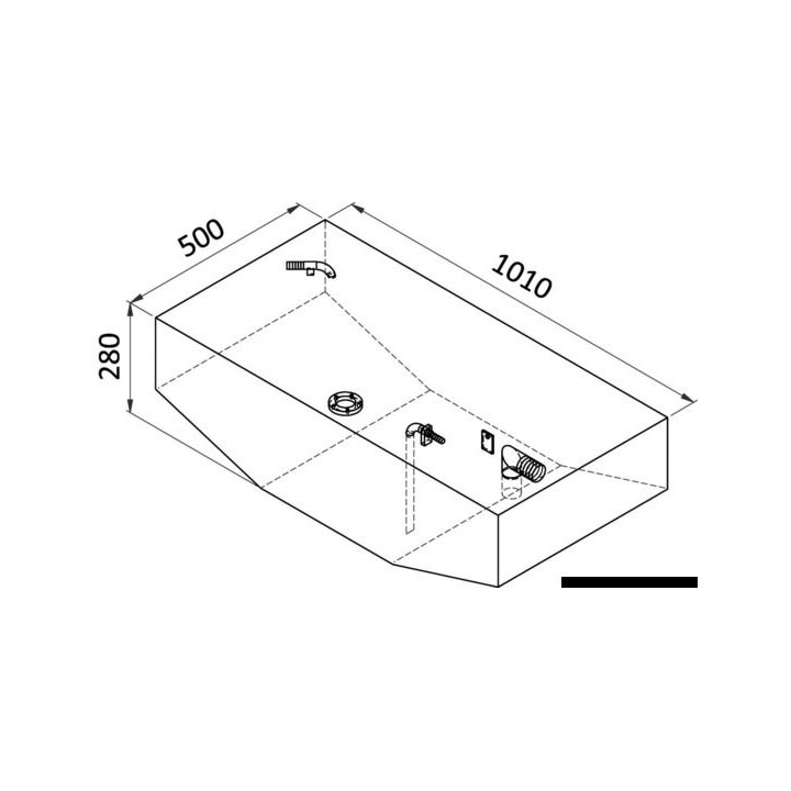 Réservoir carburant en aluminium
