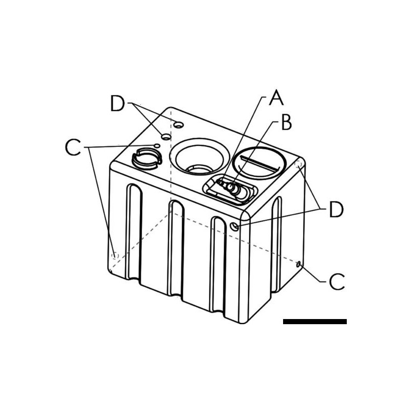 Réservoir d'eau modulaire