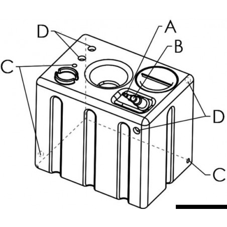 Réservoir d'eau modulaire