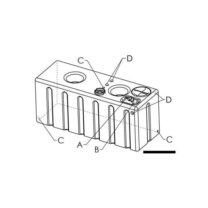 Réservoir d'eau modulaire