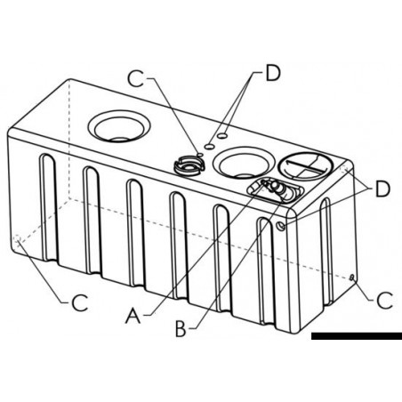 Réservoir d'eau modulaire