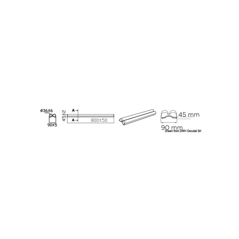 Défense ponton en souple EVA