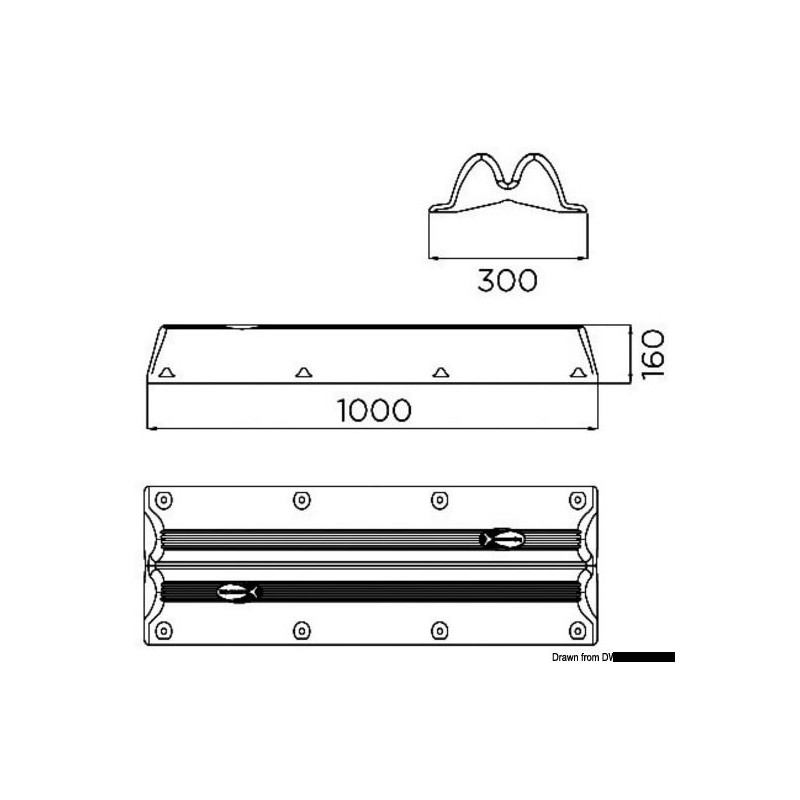 Défense ponton en souple EVA