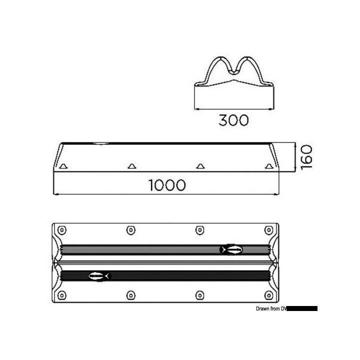 Défense ponton en souple EVA
