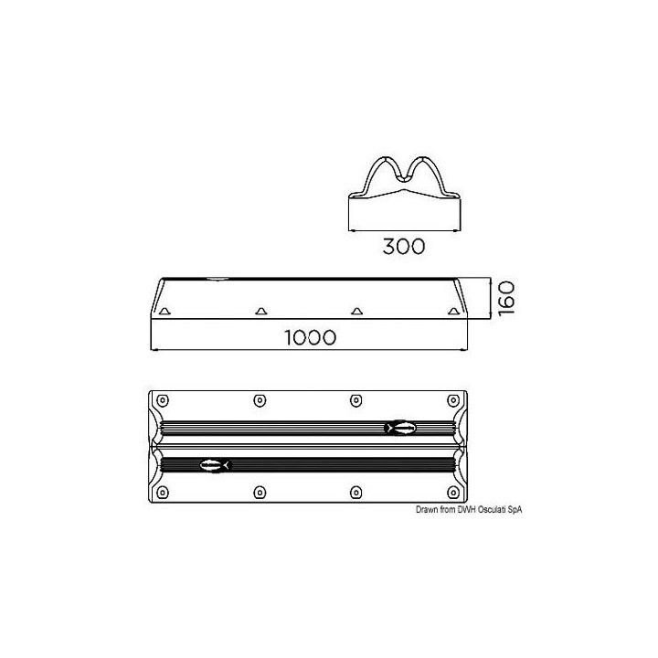 Défense ponton en souple EVA