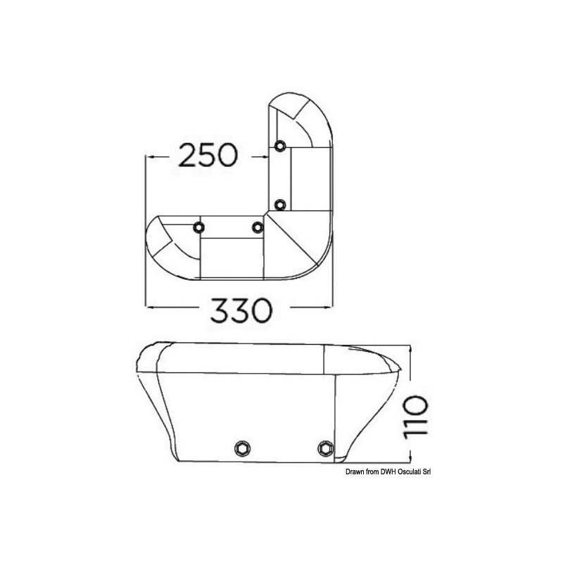Défense ponton en souple EVA