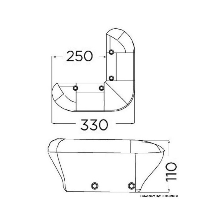 Défense ponton en souple EVA