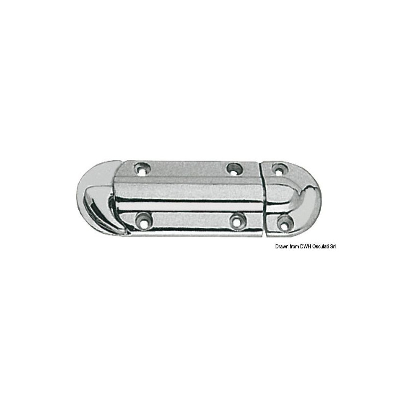 Bloque-porte laiton chromé