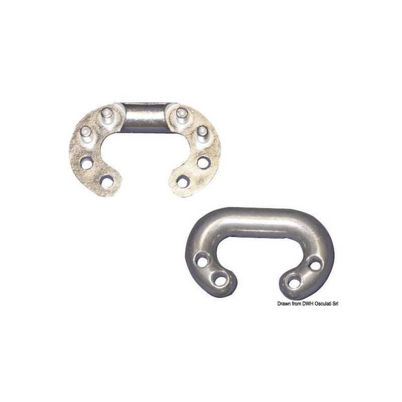 Maillon inox pour chaîne calibrée