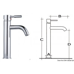 Mélangeur Diana lavabo haut 