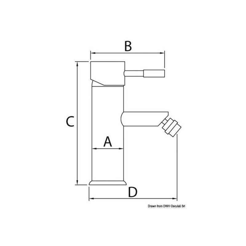 Mélangeur Diana pour bidet 