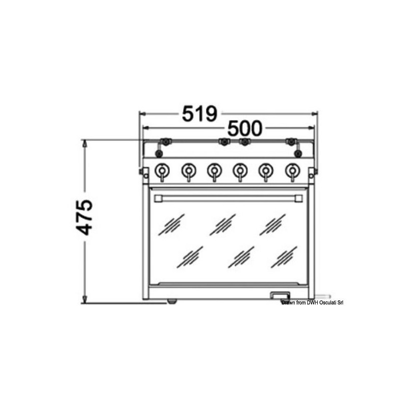 Cuisinière électrique "Horizon"