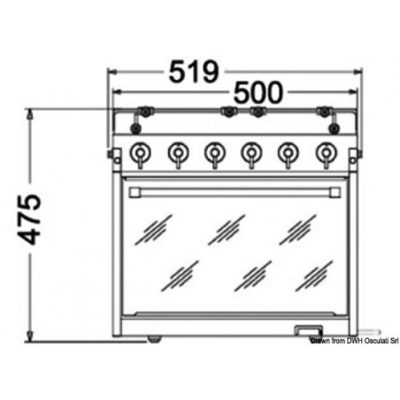 Cuisinière électrique "Horizon"