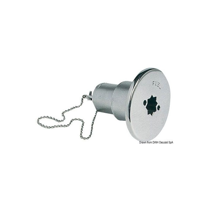 Bouchon carburant inox