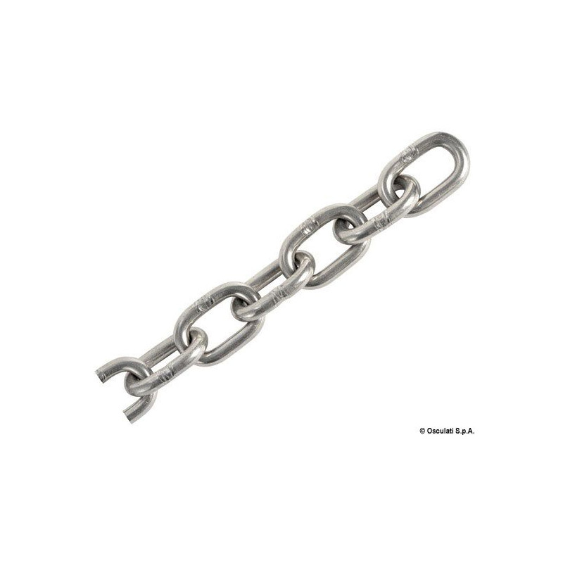 Chaîne inox maille liège