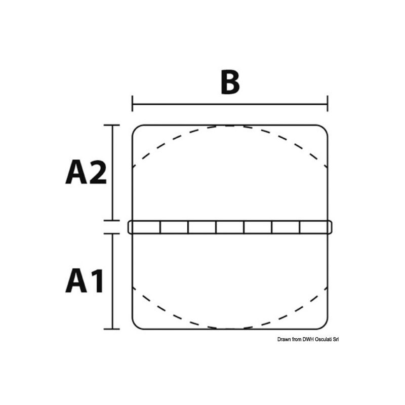 Méga charnière moulée