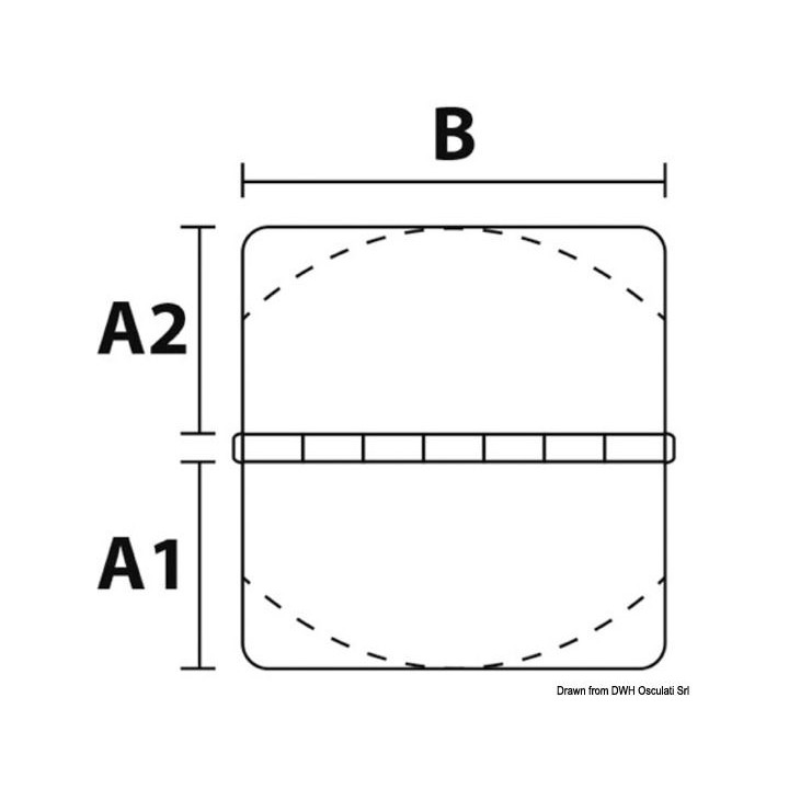Méga charnière moulée
