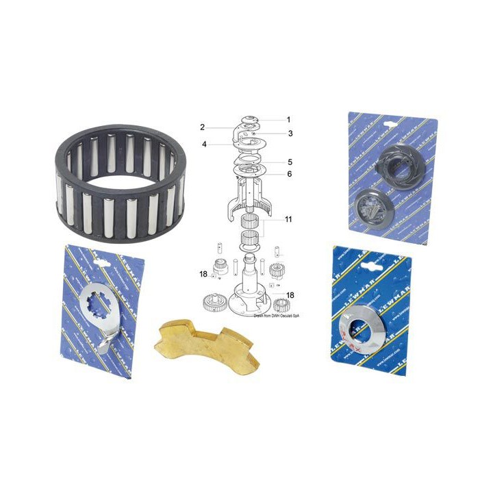 Pièces de rechange pour winch