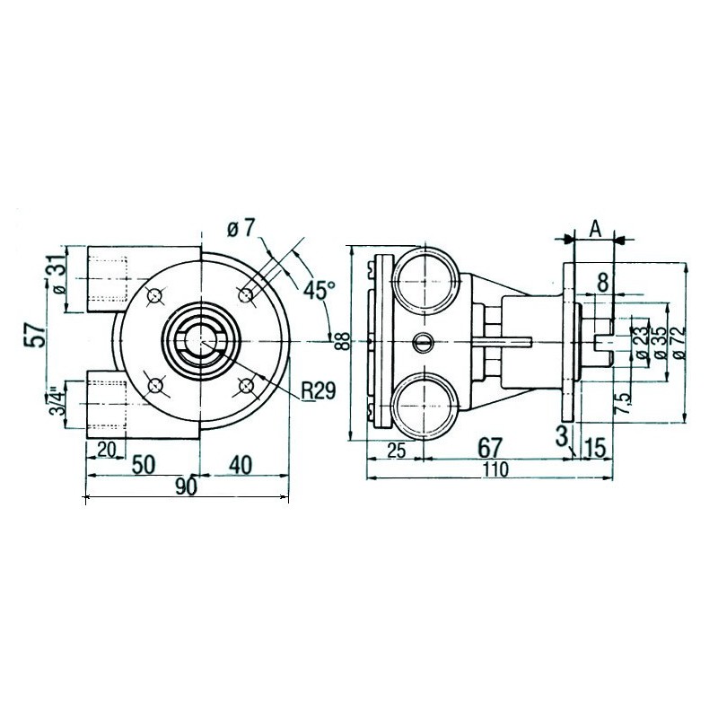 Pompe NAUCO modèle 140/141
