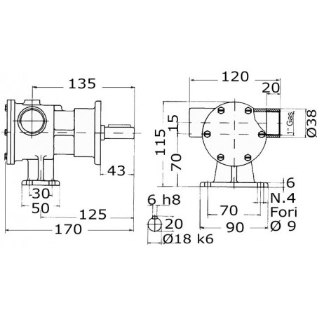 Pompe NAUCO modèle 36