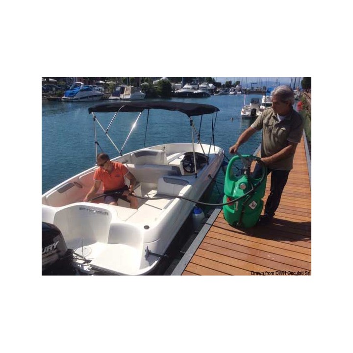 Jerrican essence mobile