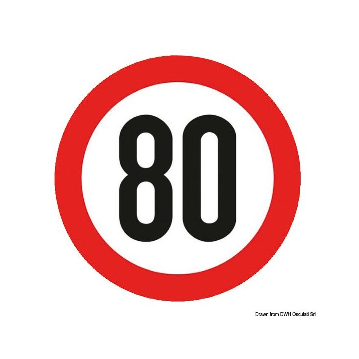 Disque vitesse auto-collant 