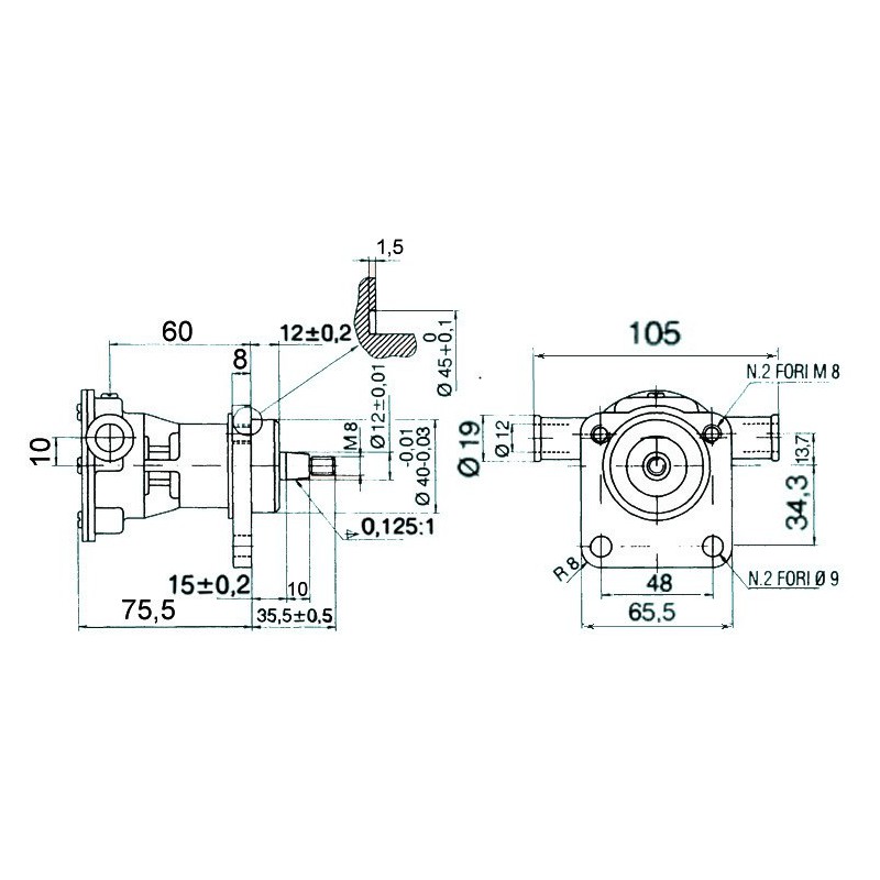 Pompe NAUCO modèle PFF 12