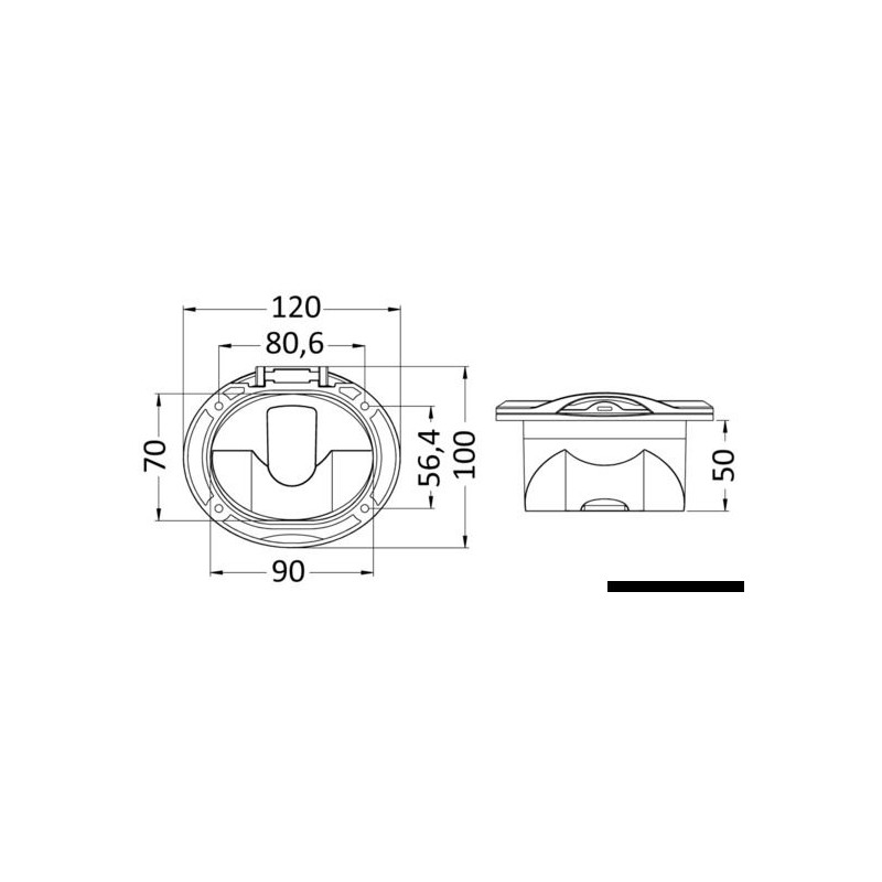 Douche de pont Nuvola douchette Keji 