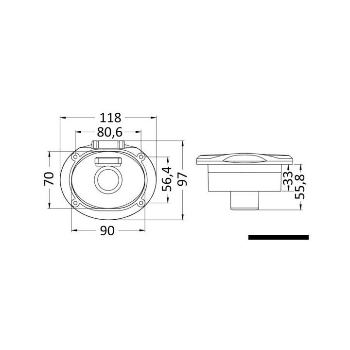 Coffret de douche Elissa, douchette Tiger