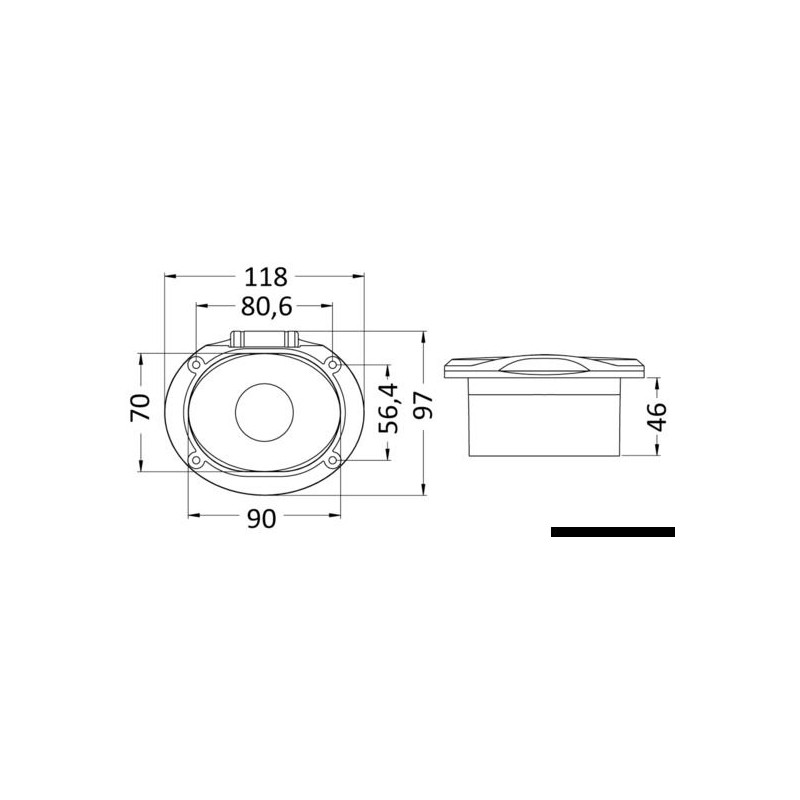 Boîtier douche de pont Elissa avec mitigeur