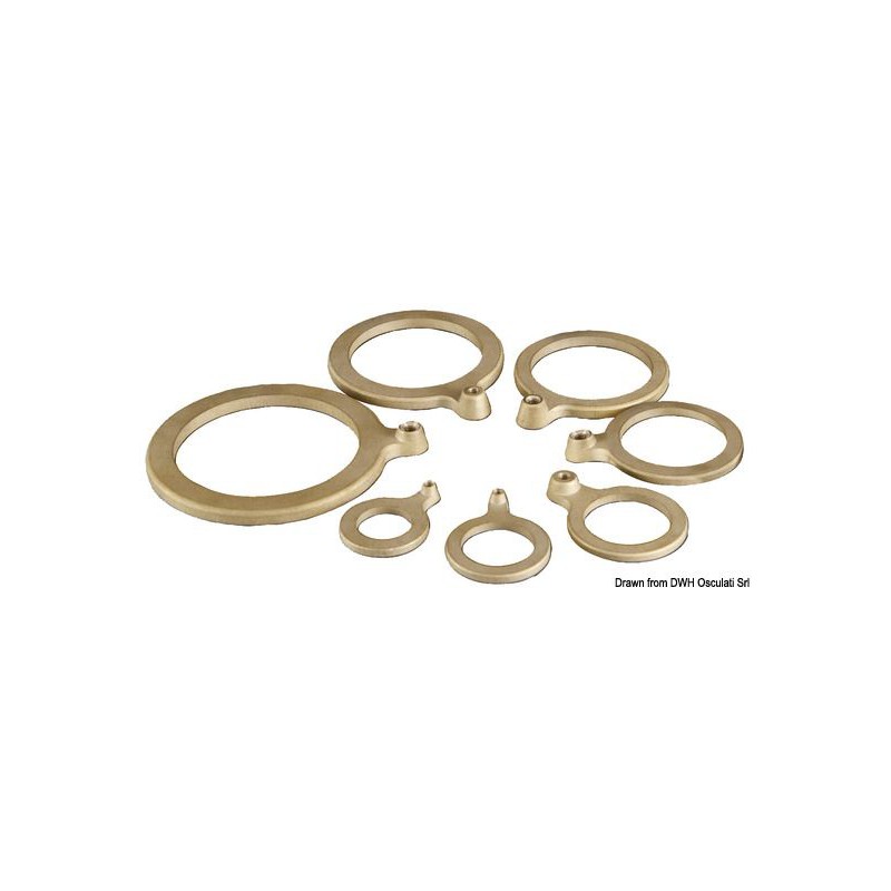 Rondelles en laiton pour passe-coques