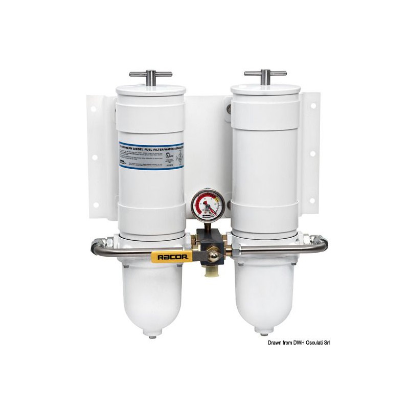 Filtre Racor métallique double