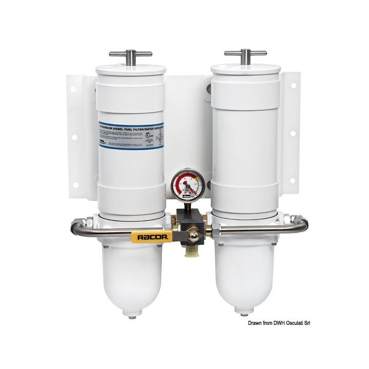 Filtre Racor métallique double