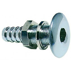 Passe-coque laiton chromé  