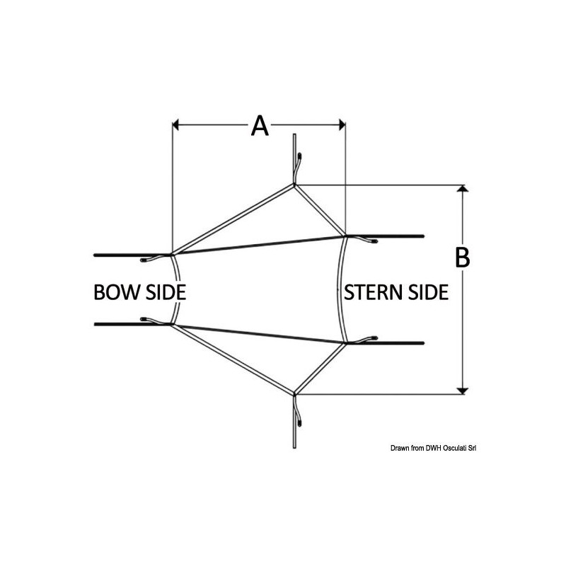 Extension bimini avant pour T-Top