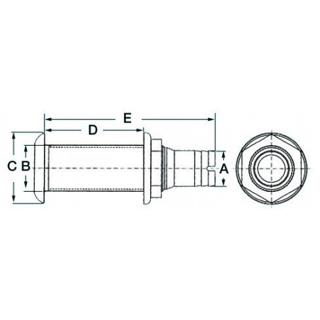 Passe-coque (long)