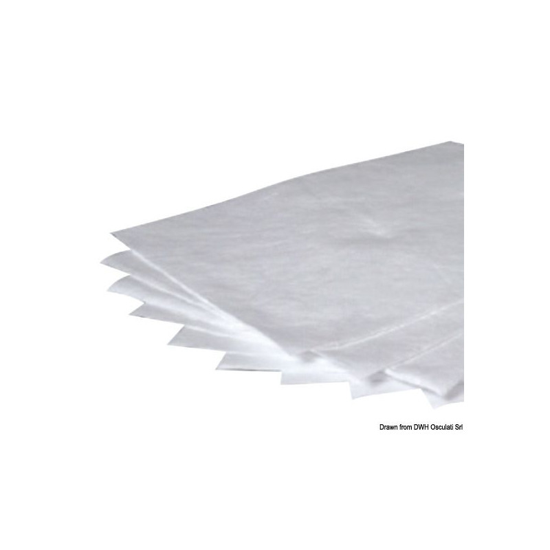 Serviettes absorbantes hydrophobes
