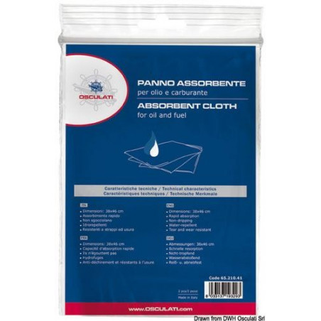 Serviettes absorbantes hydrophobes