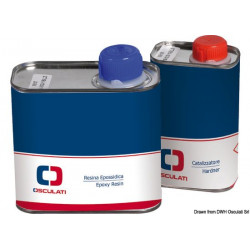 Résine époxy à deux composants 500gr+durcisseur 250gr