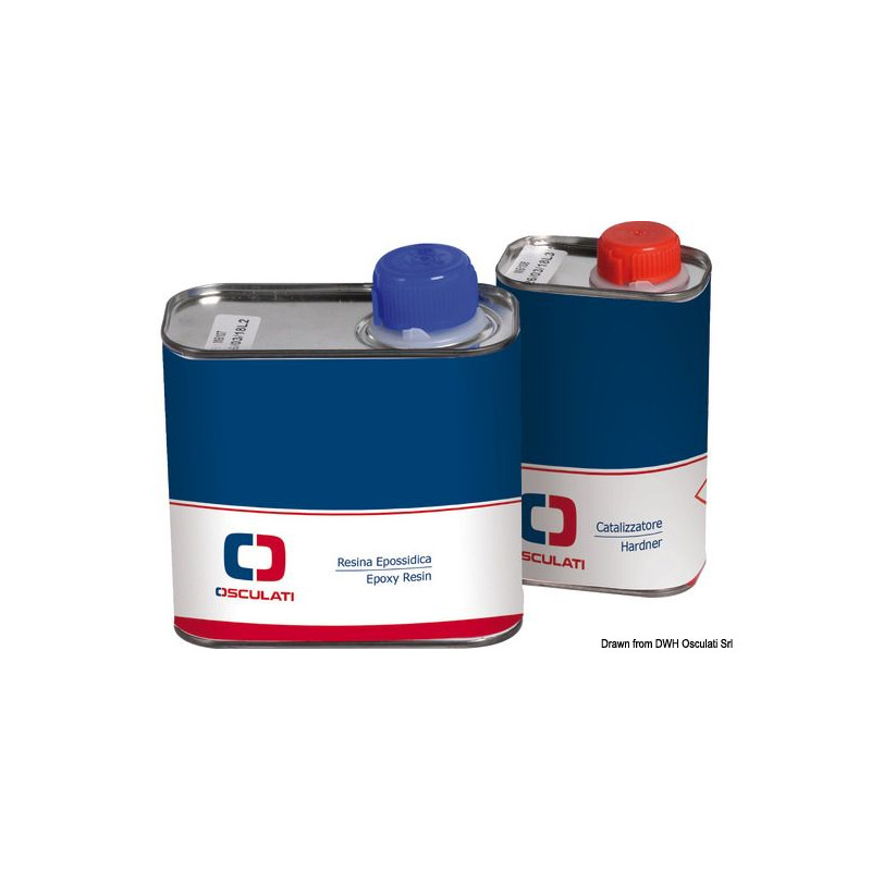 Résine époxy à deux composants 500gr+durcisseur 250gr