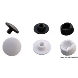 Boutons en plastique Stayput