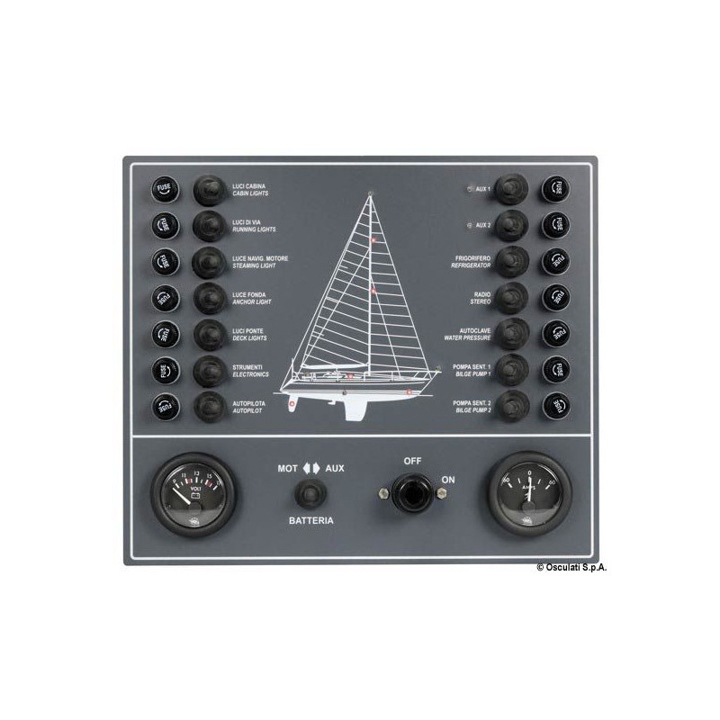 Tableau électrique fusibles moteur  