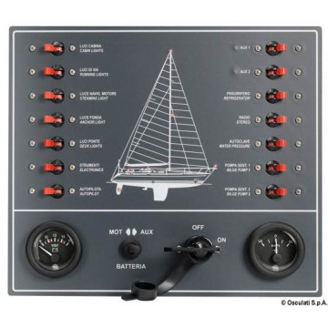 Tableau électrique fusibles moteur  