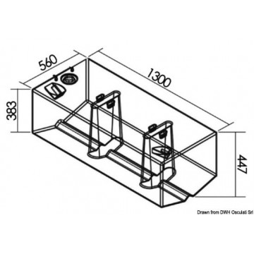 Réservoirs carburant sous plancher