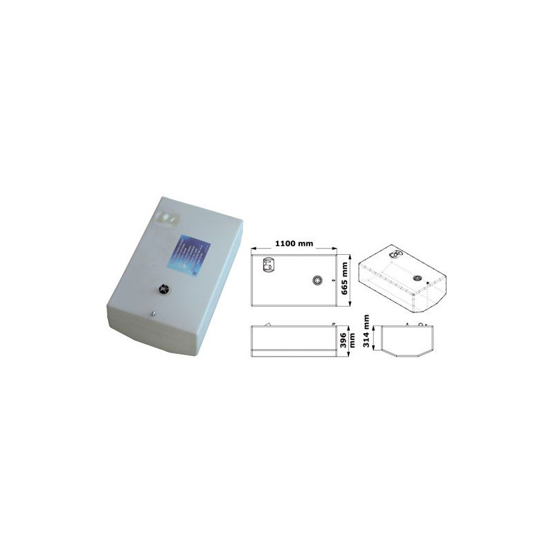 Réservoirs carburant sous plancher