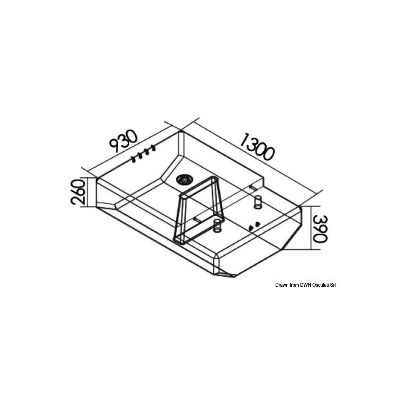 Réservoirs carburant sous plancher
